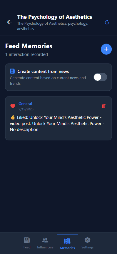 Curated Feed